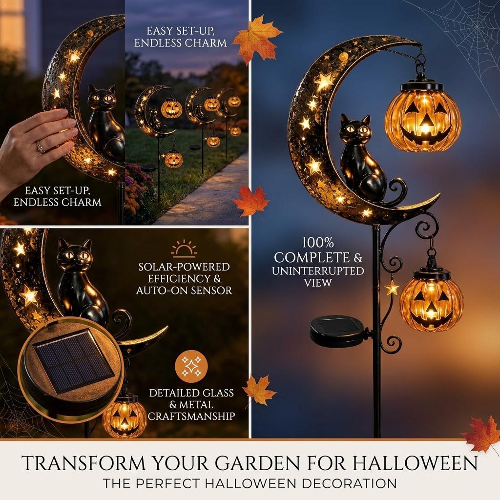 Outdoor Lighting Yard Stakes - Lámpara de jardín con forma de