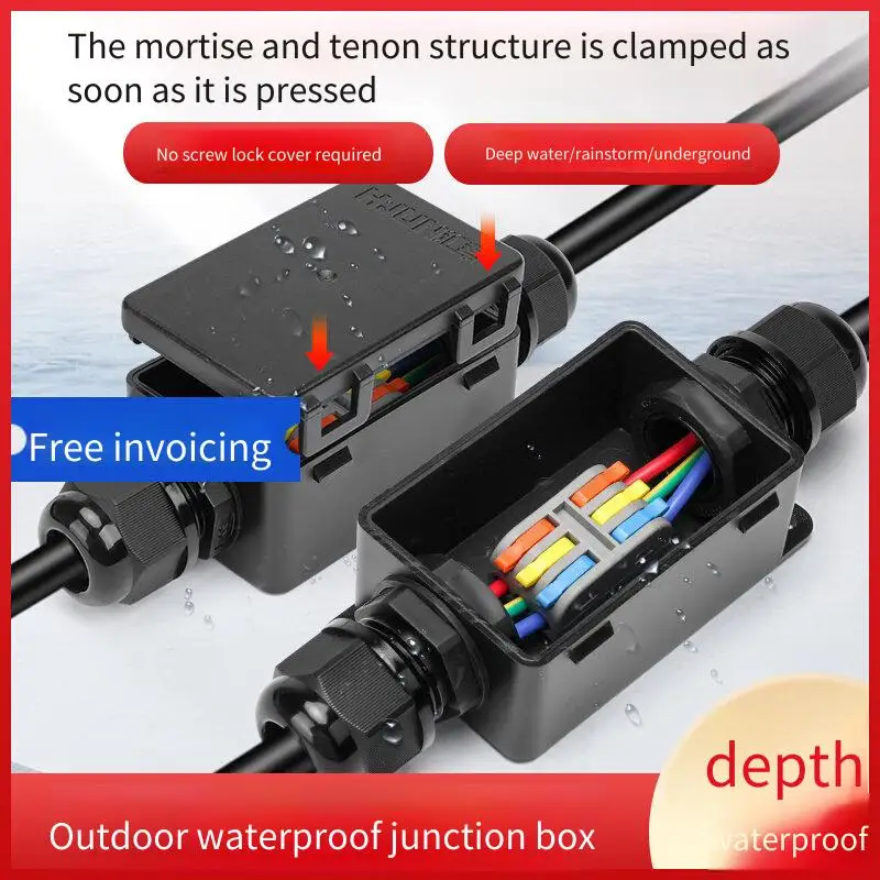 Outdoor Lighting Junction - Bloque de Terminales para Cableado Exterior