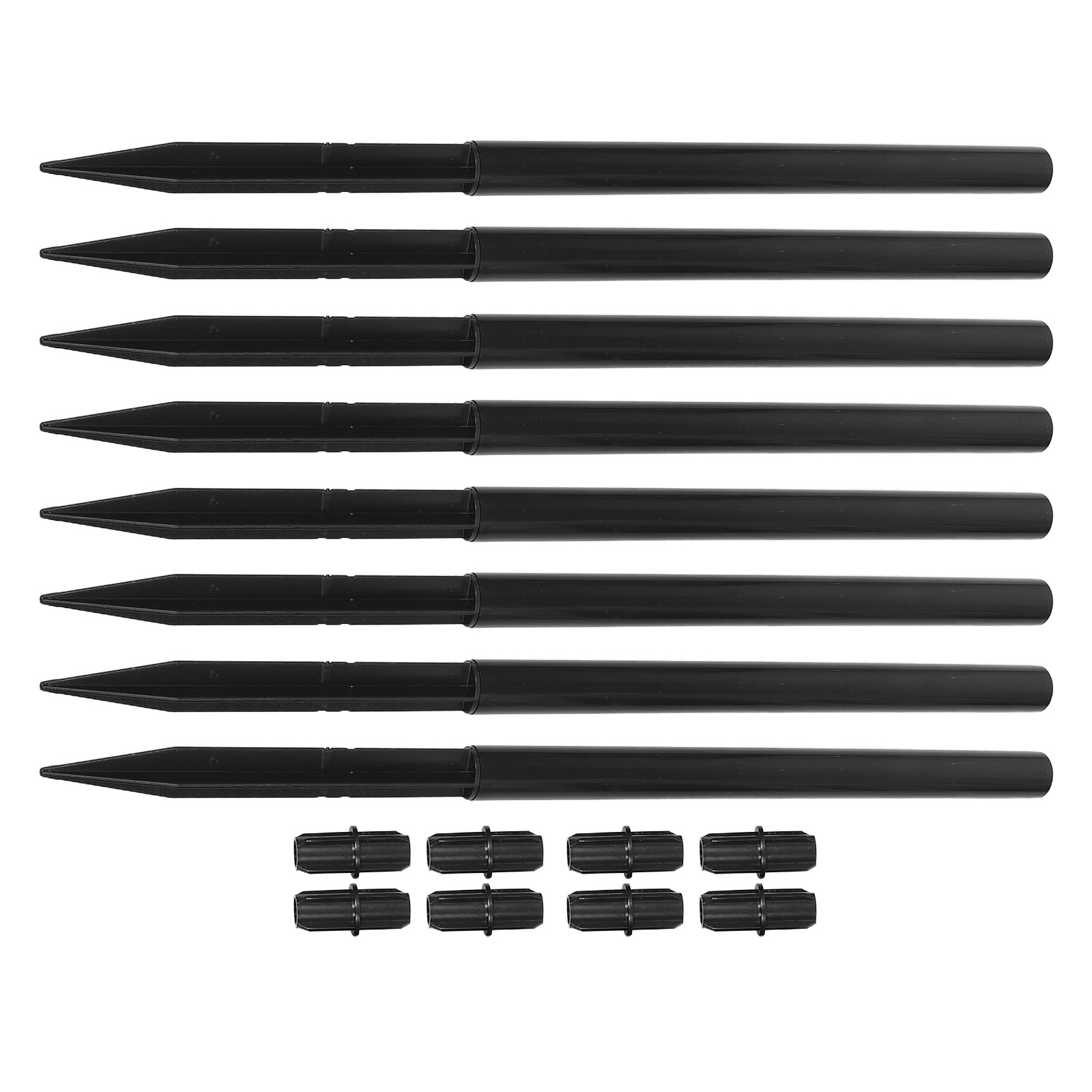 Outdoor Lighting Yard - Juego de 8 estacas solares de