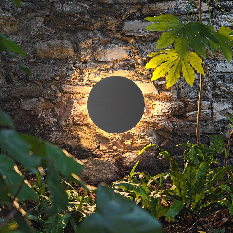 Outdoor Lighting Year Round - TRAZOS Lámparas de Pared Modernas Redondas