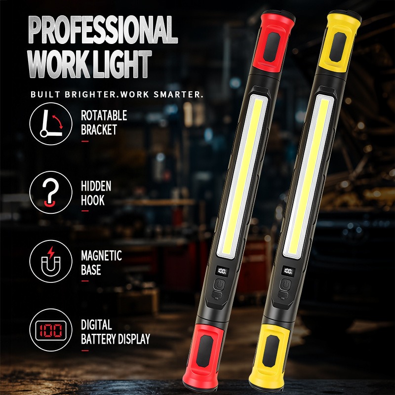 Outdoor Lighting Hooks - Lámpara de trabajo magnética COB recargable