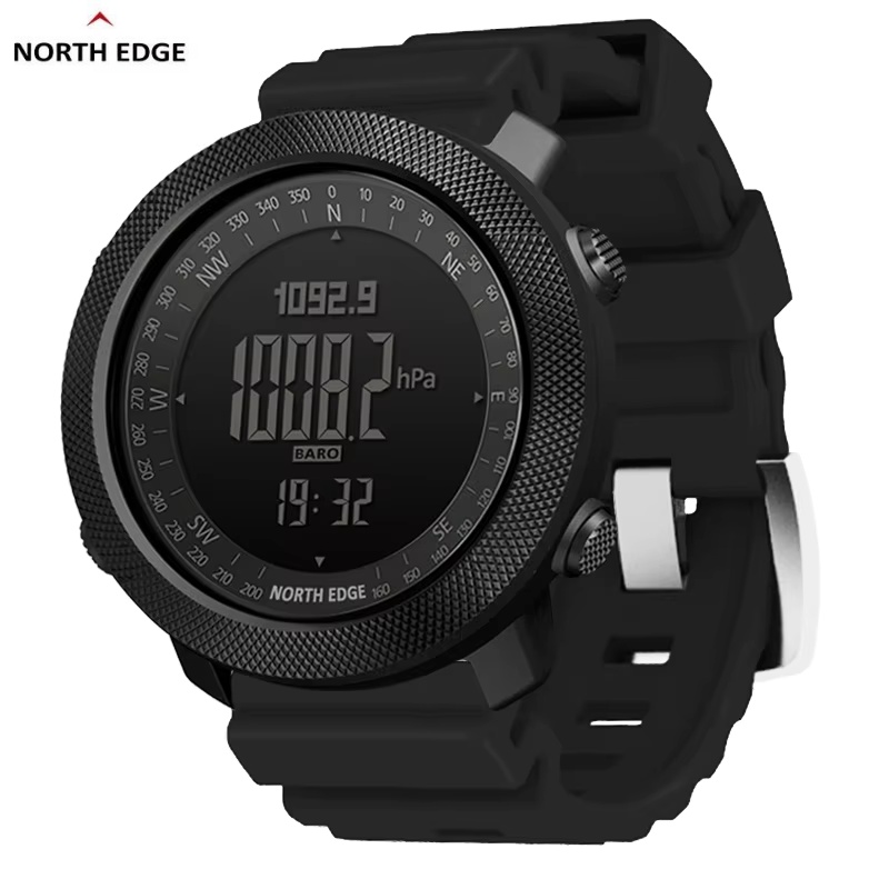 Outdoor Lighting Zones - NORTH EDGE-Reloj deportivo para Hombre, altímetro,