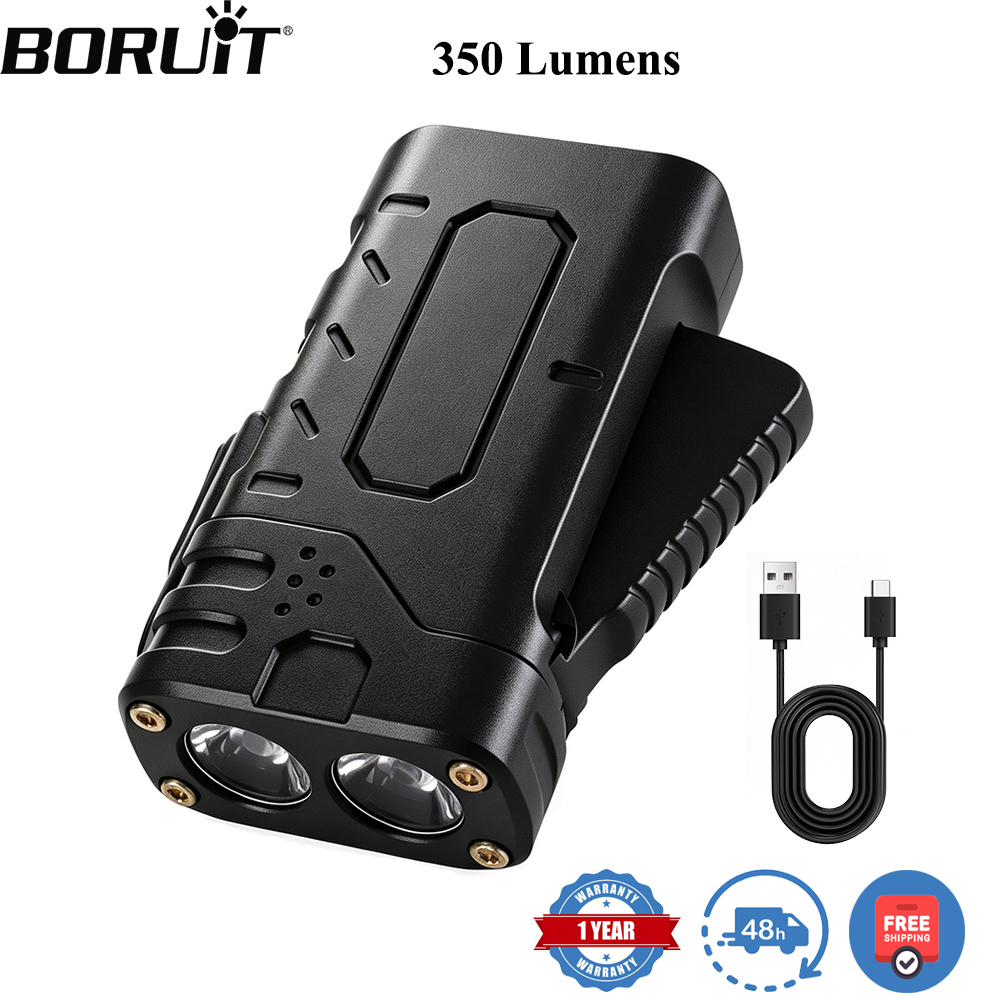 Outdoor Lighting Quality - Linterna LED EDC de Manivela BORUIiT,