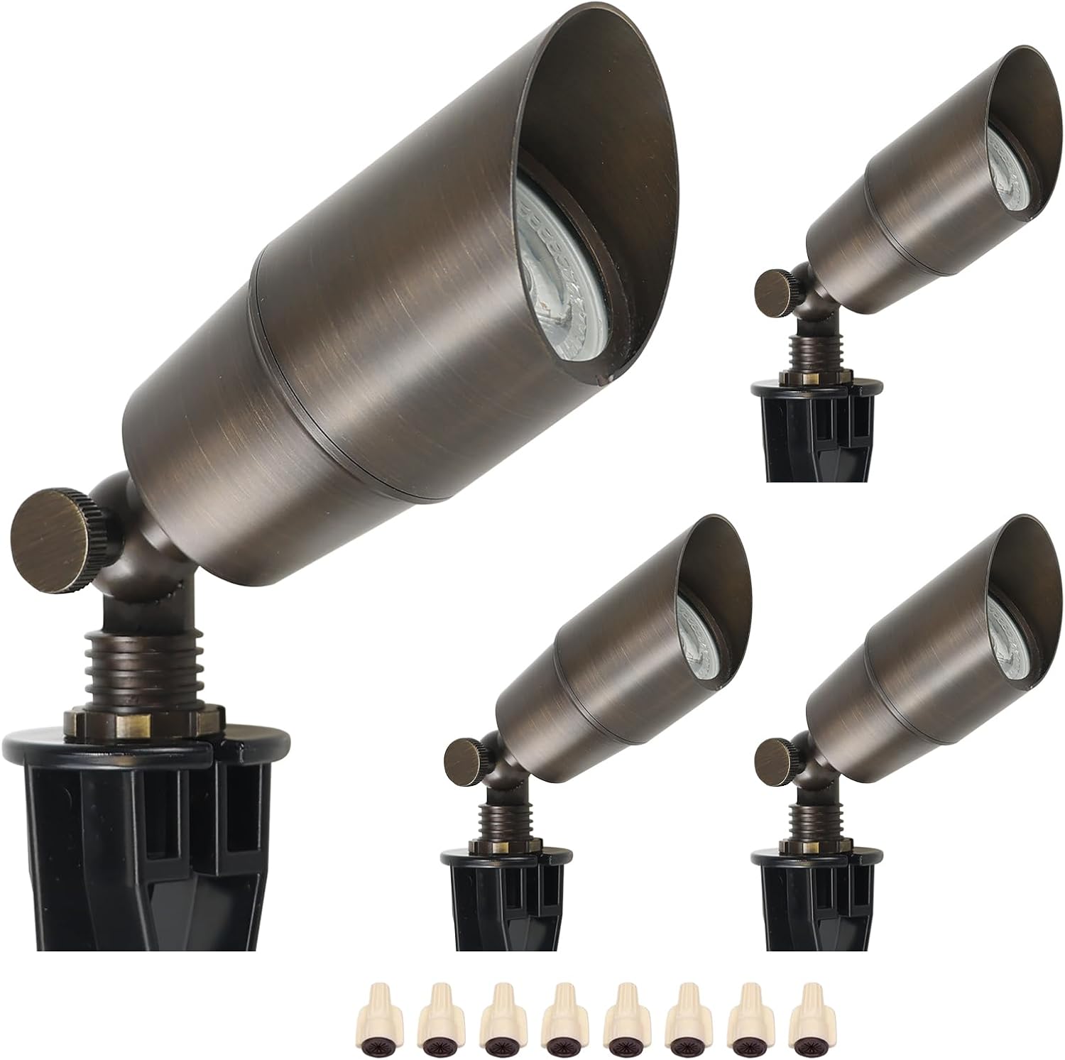 Outdoor Lighting Low Voltage - Focos LED de Latón Sólido para
