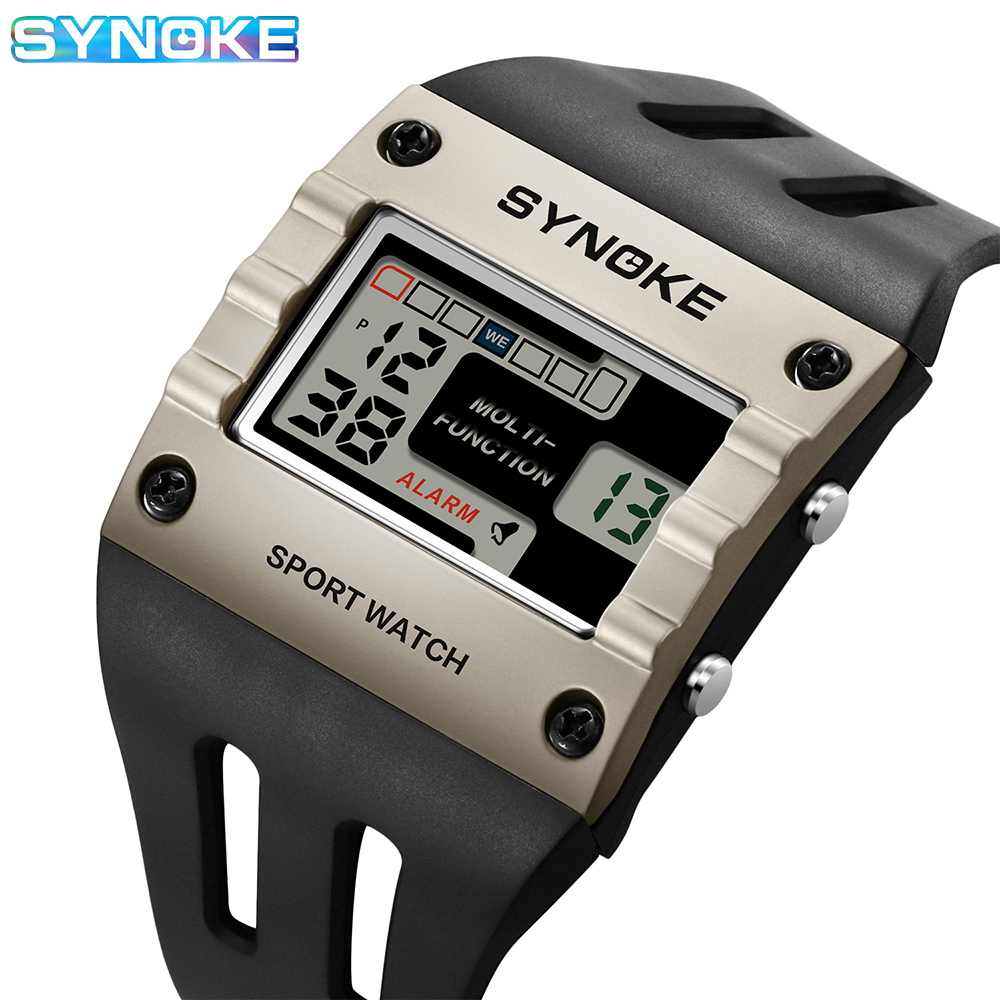Outdoor Lighting Trends - Reloj Digital SYNOKE, reloj electrónico deportivo