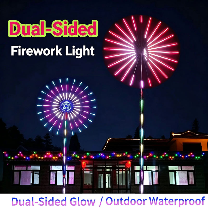 Outdoor Lighting Year Round - 24 Tubos de Fuegos Artificiales RGB