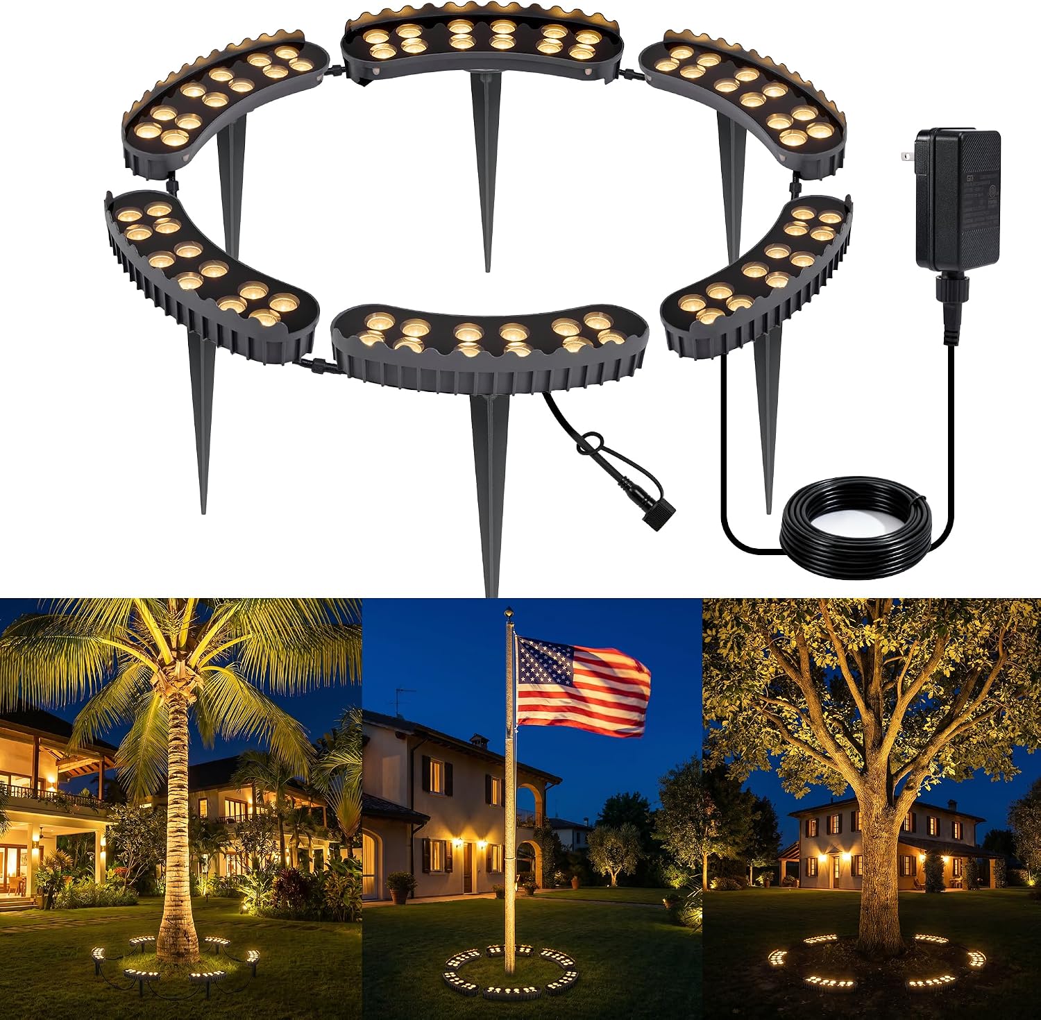 Outdoor Lighting Low Voltage - Luces LED para Árboles de Exterior,