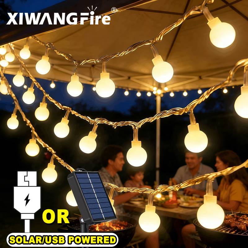 Guirnalda de Luces Solares/USB - Outdoor Lighting Garden reseña y precio