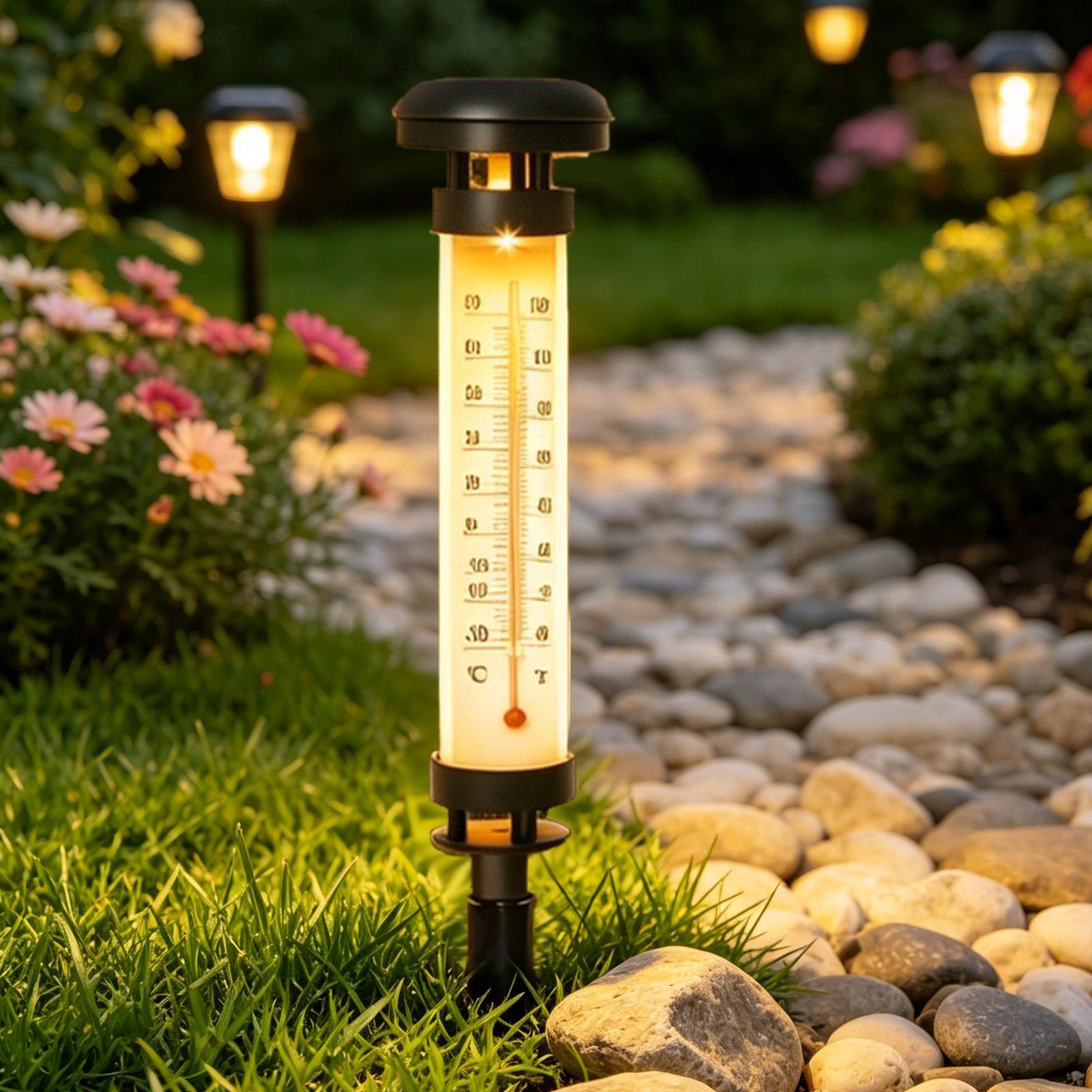 Luces solares para caminos, es - Outdoor Lighting Yard Stakes reseña y precio