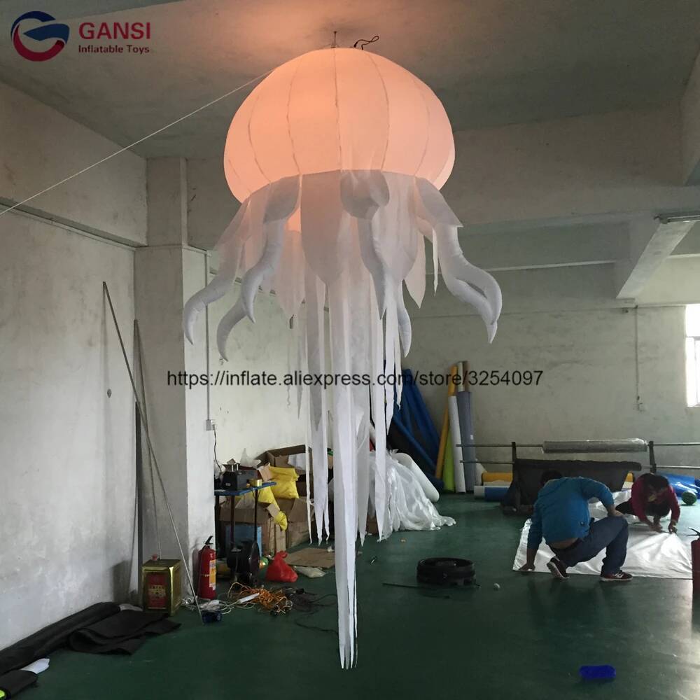 Pulpo de luz LED inflable enca - Outdoor Lighting Jellyfish reseña y precio