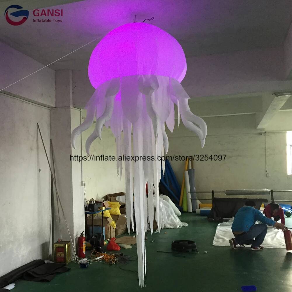Pulpo de luz LED inflable enca - Outdoor Lighting Jellyfish reseña y precio