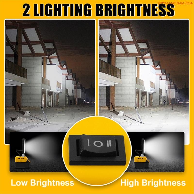 Luz trabajo portátil, Base aju - Outdoor Lighting Jobs reseña y precio