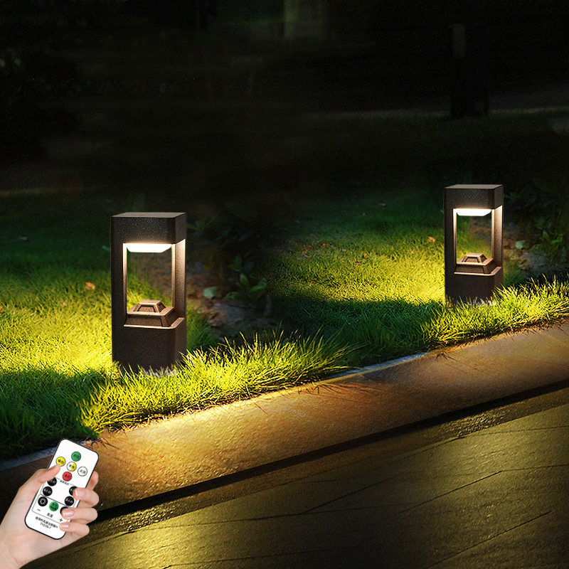 Lámpara de pie luminosa para p - Outdoor Lighting Garden reseña y precio