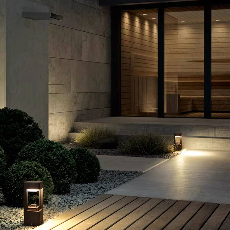 Lámpara de pie luminosa para p - Outdoor Lighting Garden reseña y precio