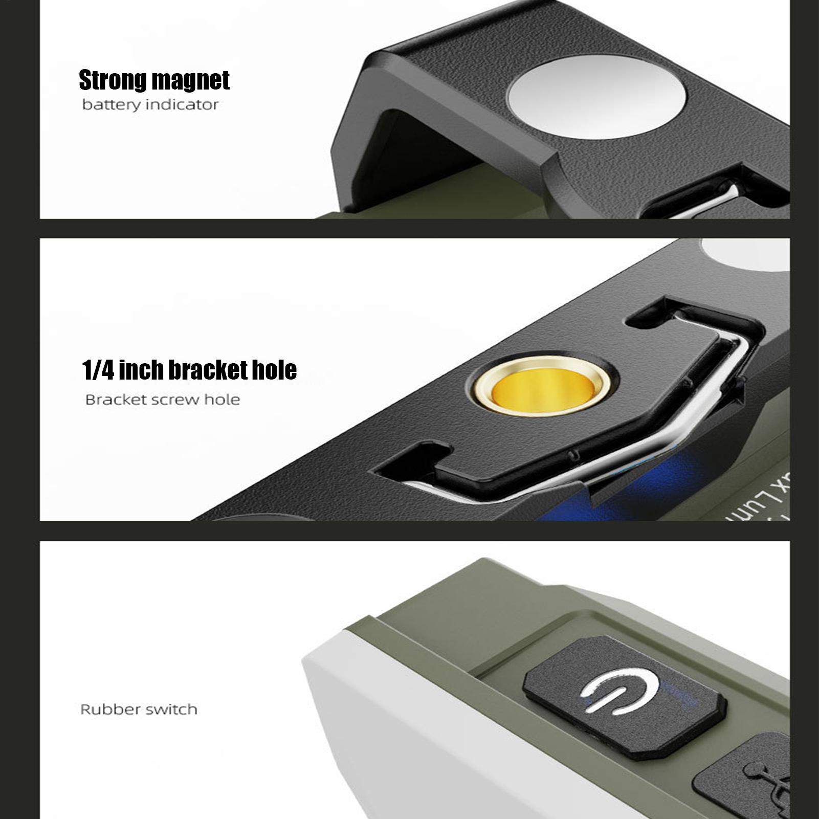 Luz de trabajo recargable magn - Outdoor Lighting Jobs reseña y precio