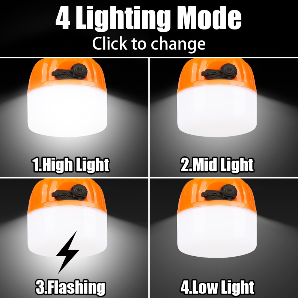 Lámpara portátil para acampar, - Outdoor Lighting Hooks reseña y precio