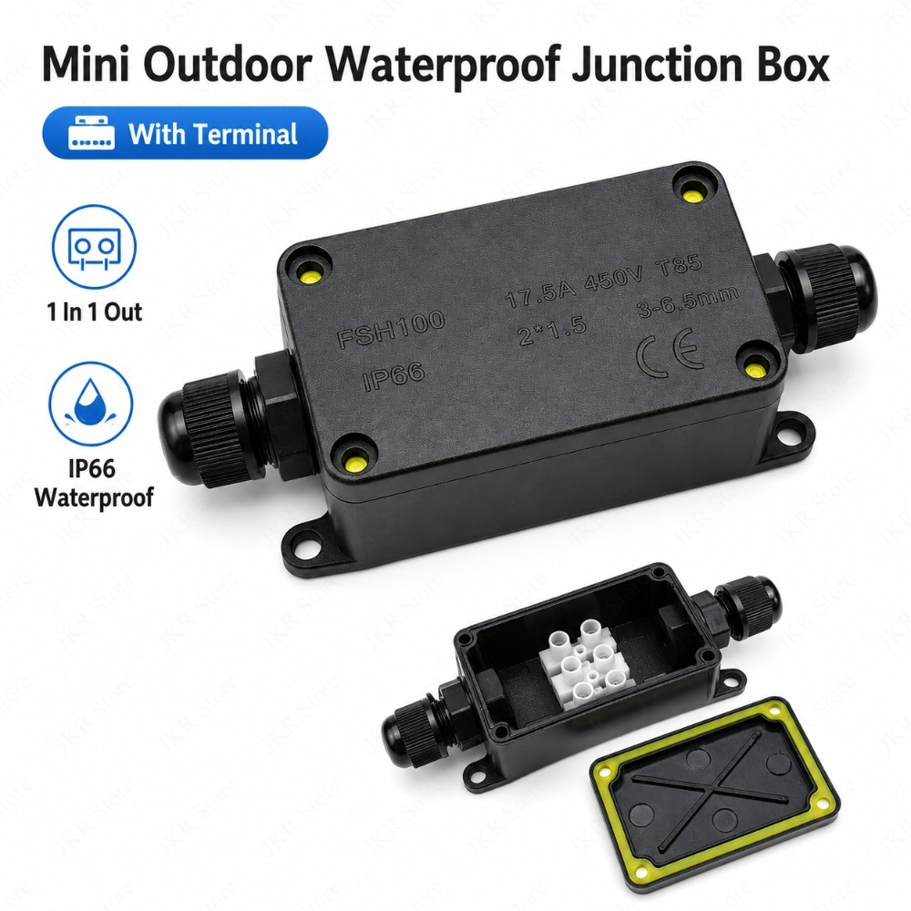 Caja de Conexiones para Cables - Outdoor Lighting Junction reseña y precio