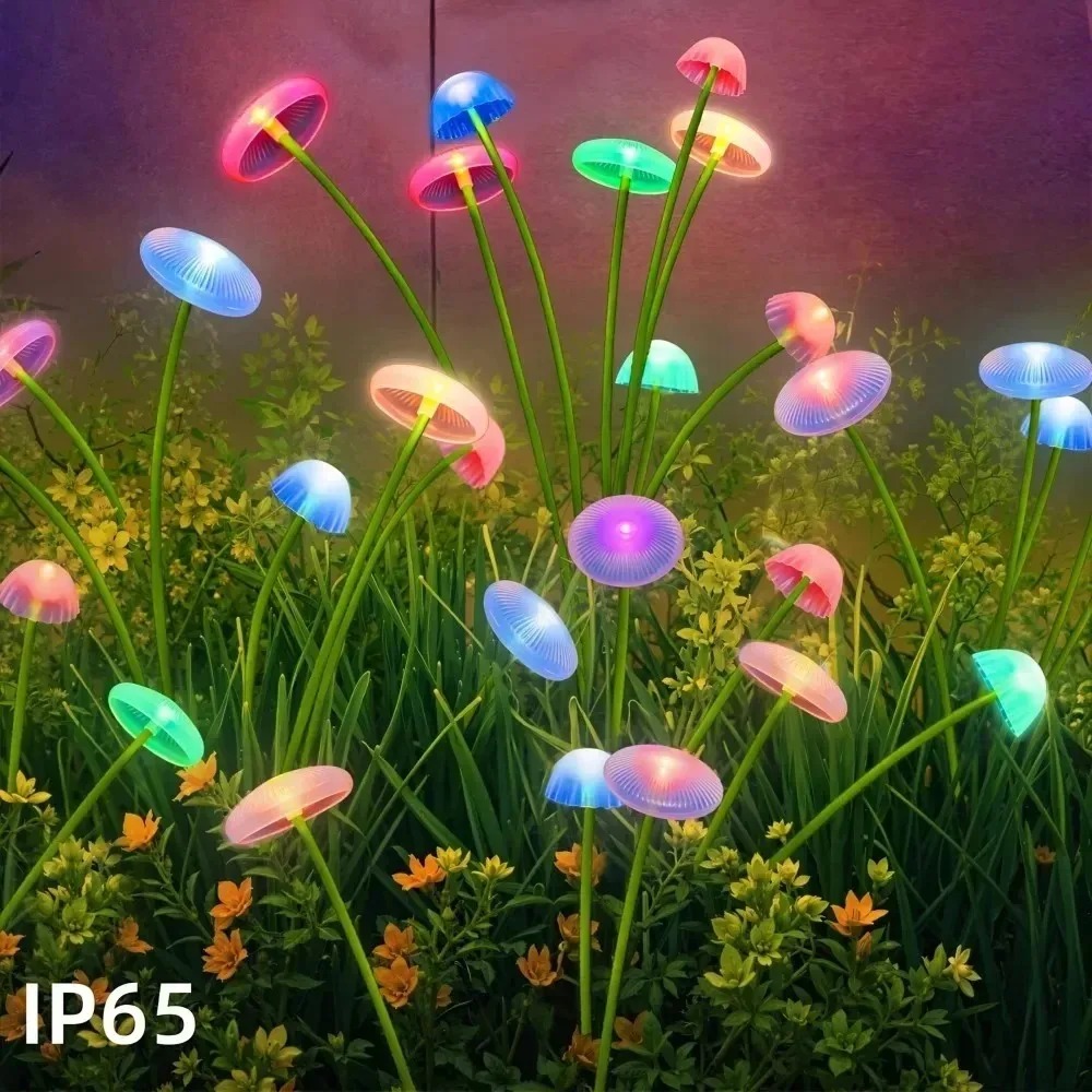 Luces LED Solares de Color Cam - Outdoor Lighting Jellyfish reseña y precio