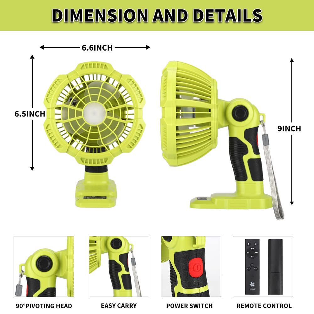 Ventiladores portátiles inalám - Outdoor Lighting Jobs reseña y precio