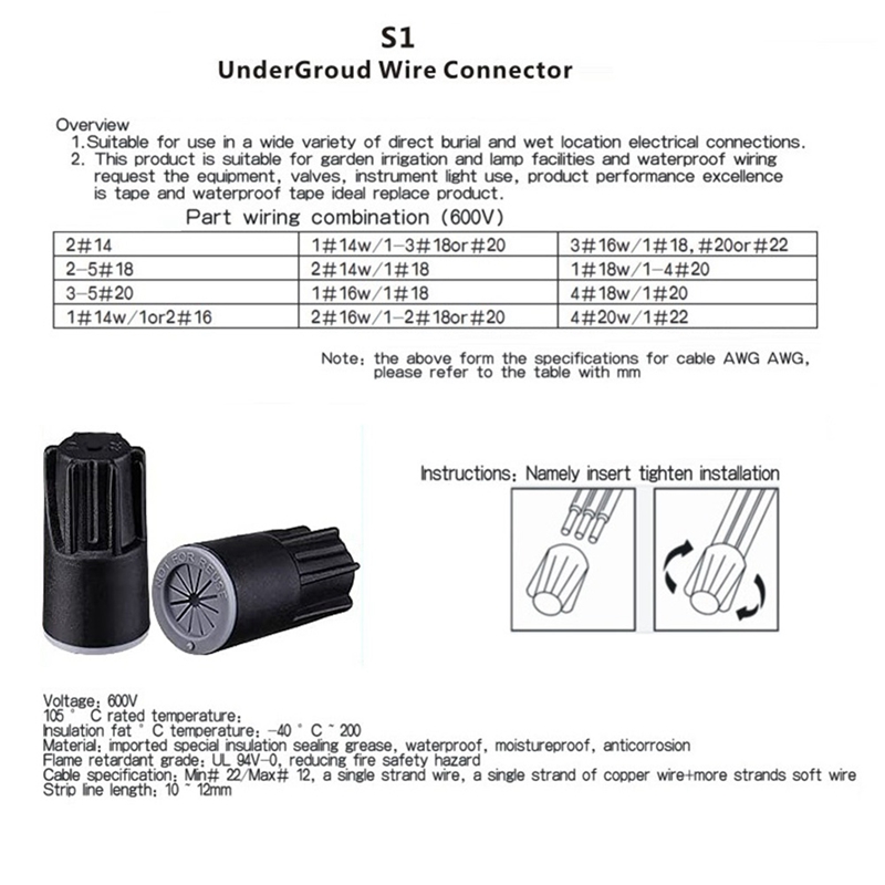 ABJA-Conectores de cables impe - Outdoor Lighting Low Voltage reseña y precio
