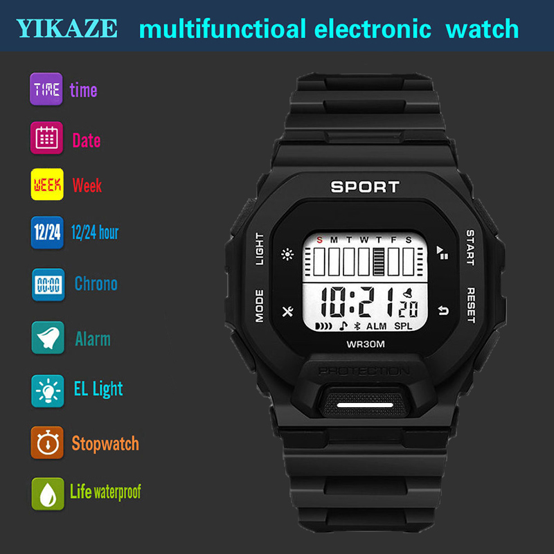 Reloj deportivo YIKAZE para ho - Outdoor Lighting Trends reseña y precio