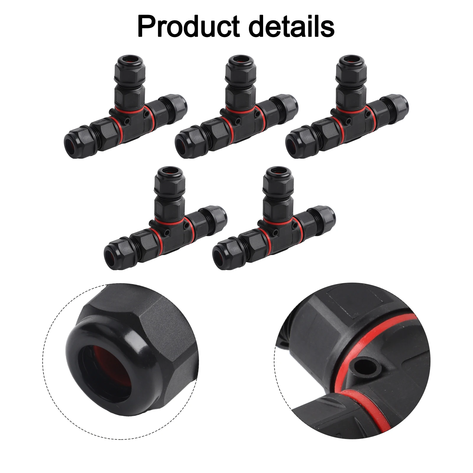 5 piezas de conector de cable  - Outdoor Lighting Junction reseña y precio