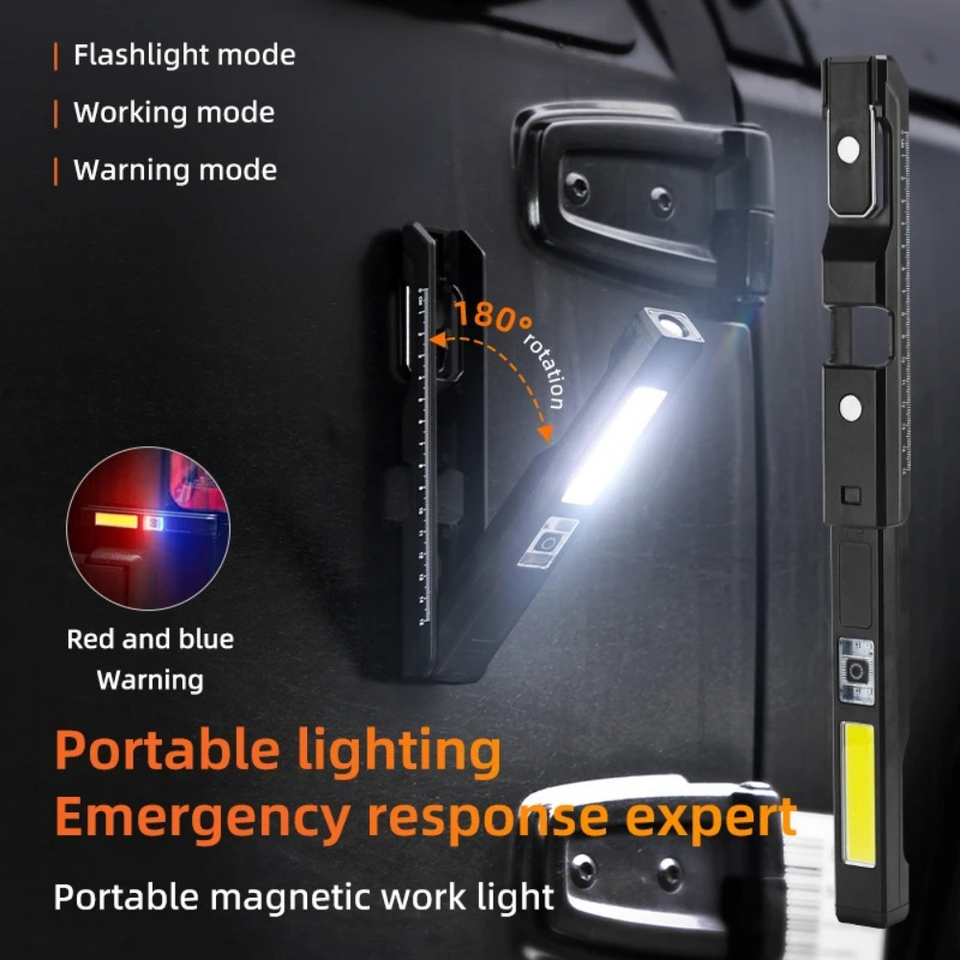Linterna LED recargable, luz d - Outdoor Lighting Hooks reseña y precio