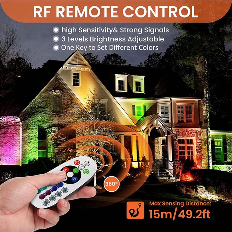 A01F-Outdoor 12V RGBW en luz d - Outdoor Lighting Low Voltage reseña y precio