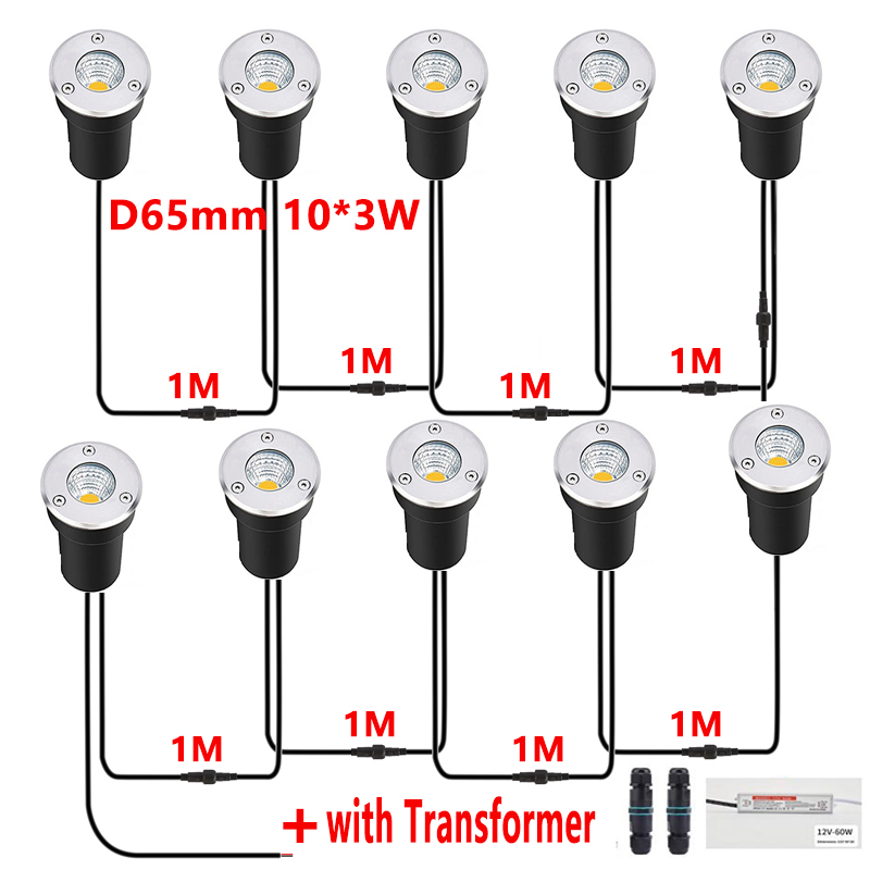 Luz LED enterrada impermeable  - Outdoor Lighting Low Voltage reseña y precio