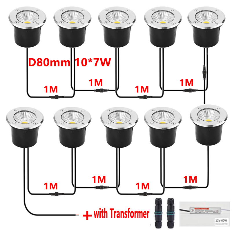 Luz LED enterrada impermeable  - Outdoor Lighting Low Voltage reseña y precio