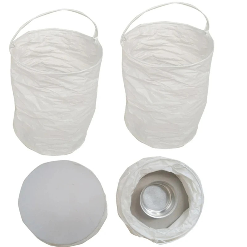 Faroles de Papel Rectos Blanco - Outdoor Lighting Year Round reseña y precio