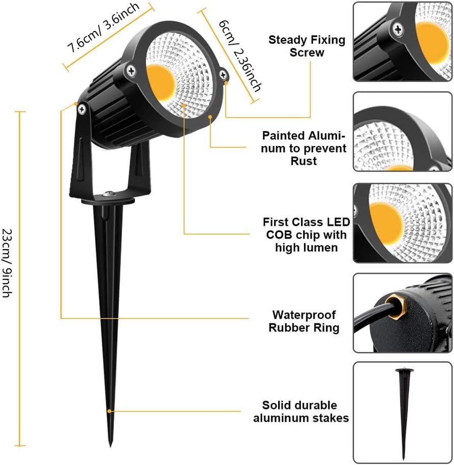 Luces LED de paisaje de bajo v - Outdoor Lighting Low Voltage reseña y precio