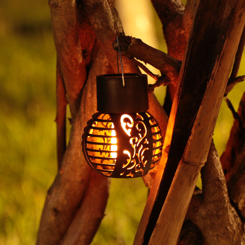 Luz LED Solar para exteriores, - Fire Torch Solar reseña y precio
