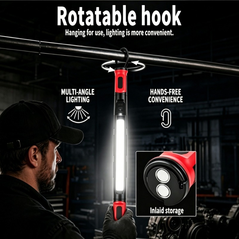 Lámpara de trabajo magnética C - Outdoor Lighting Hooks reseña y precio