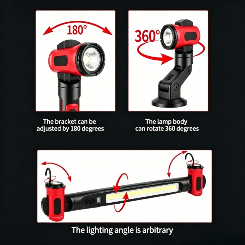 Lámpara de trabajo magnética C - Outdoor Lighting Hooks reseña y precio
