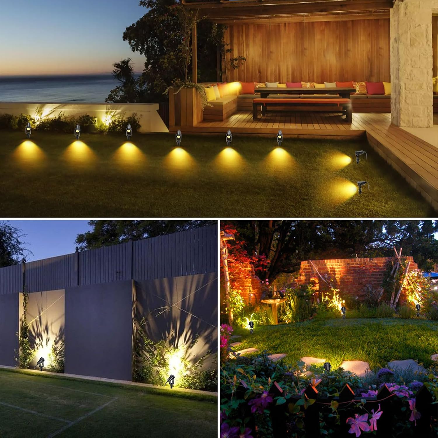 Paquete de 6 luces de paisaje  - Outdoor Lighting Low Voltage reseña y precio