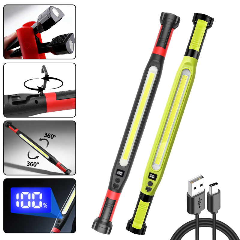 Luz de trabajo COB tipo C, rec - Outdoor Lighting Hooks reseña y precio