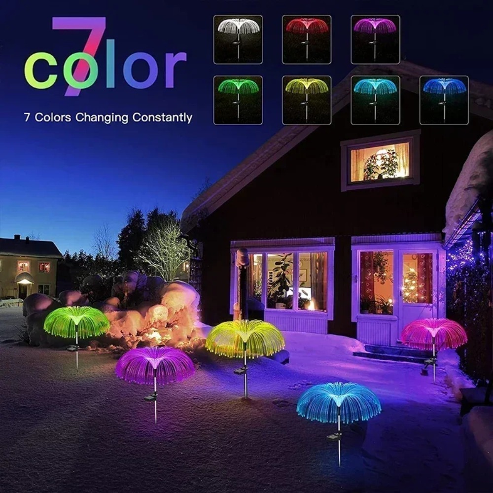 Luces Solares de Medusa que Ca - Outdoor Lighting Jellyfish reseña y precio