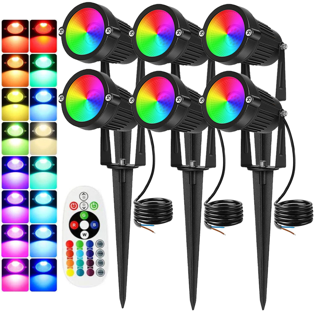 Iluminación de paisaje RGBW, 1 - Outdoor Lighting Yard reseña y precio