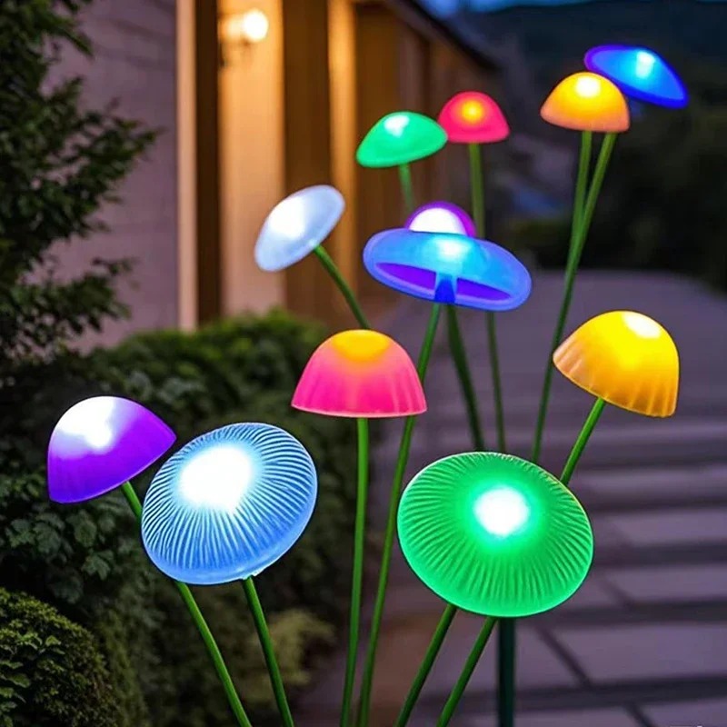 Luces solares de medusas para  - Outdoor Lighting Jellyfish reseña y precio
