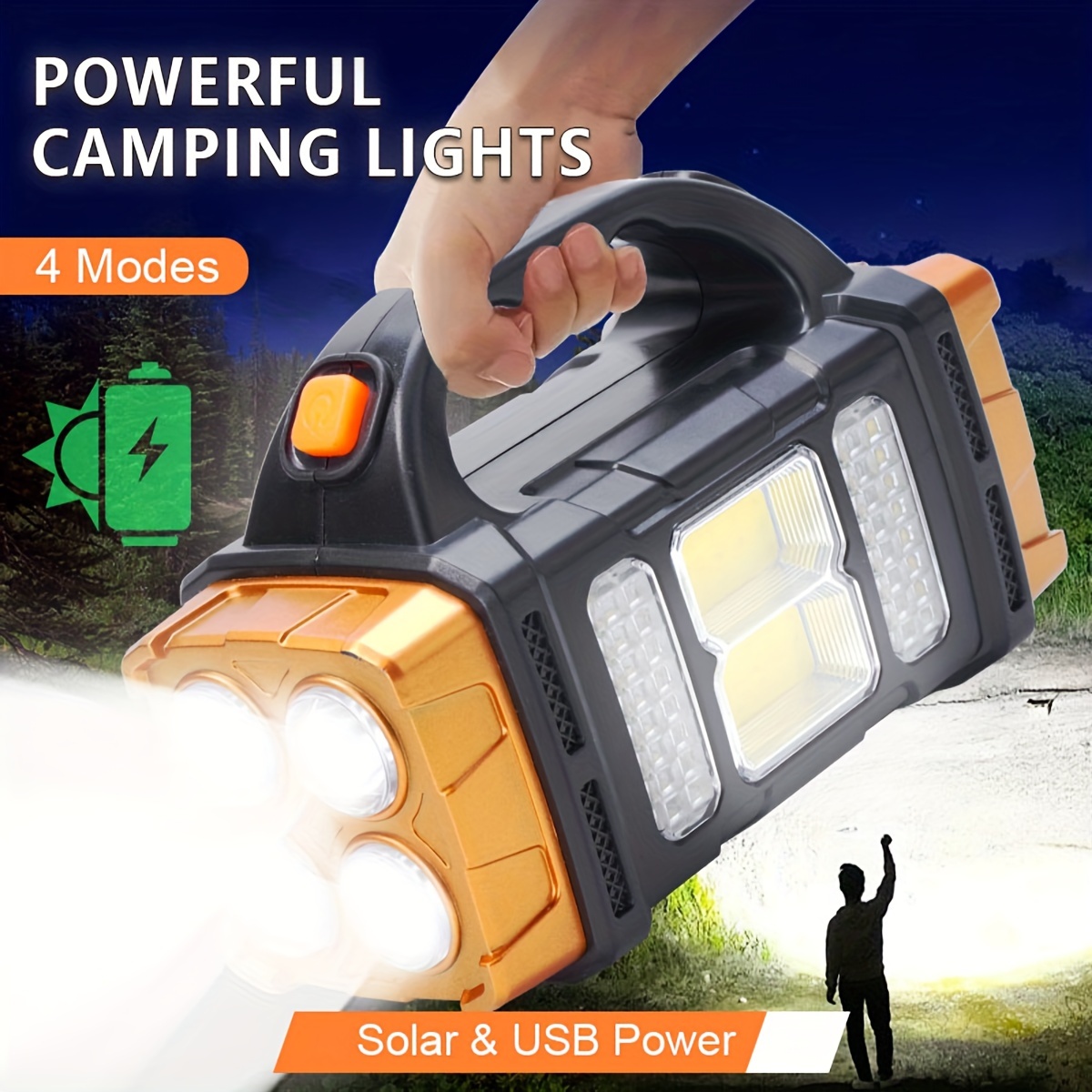 Nueva Linterna LED Solar Recar - Outdoor Lighting Quality reseña y precio
