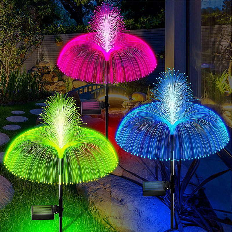 Luces solares LED de medusas p - Outdoor Lighting Jellyfish reseña y precio