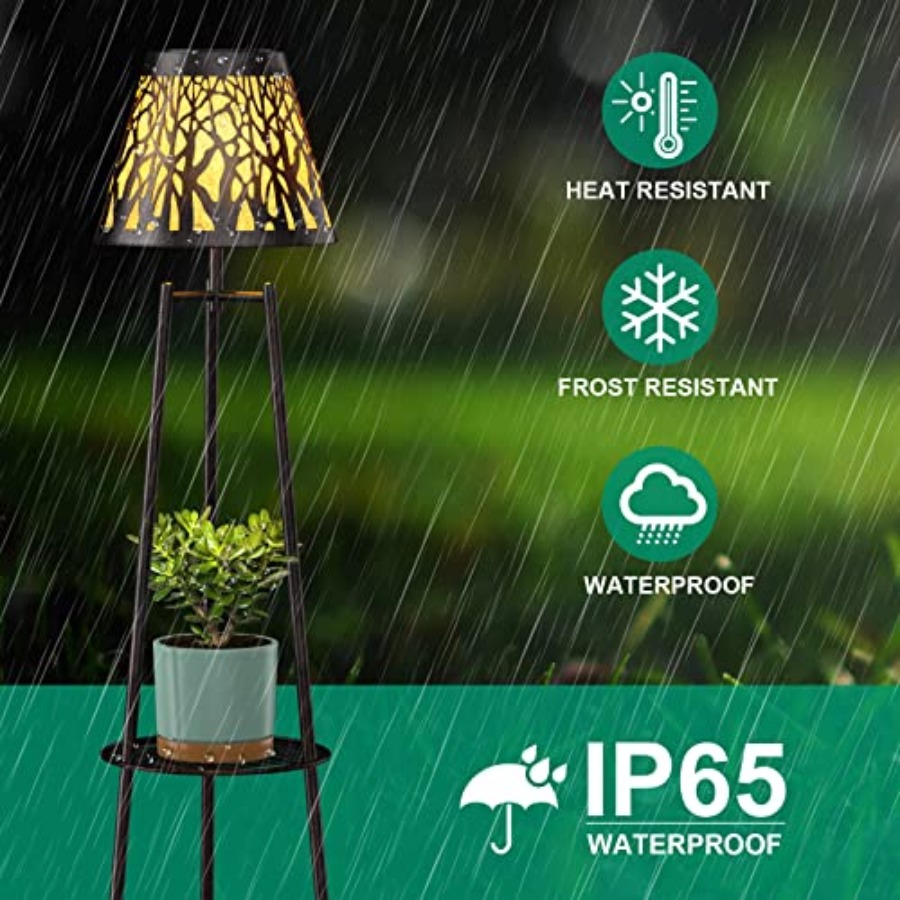 Paquete de 2 Lámparas Solares  - Outdoor Lighting Garden reseña y precio