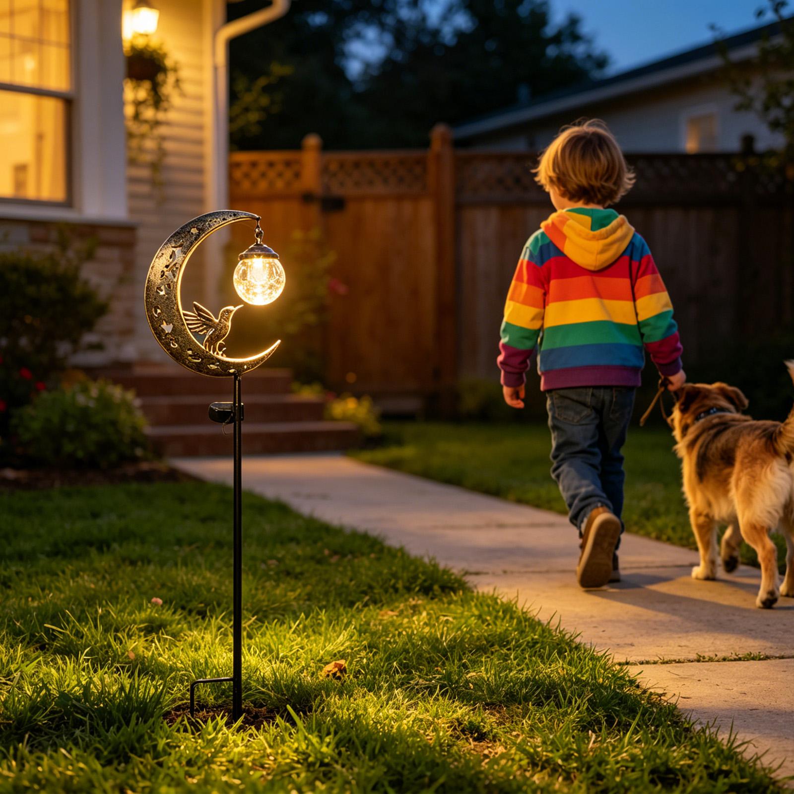 Luces solares para exteriores, - Outdoor Lighting Yard Stakes reseña y precio