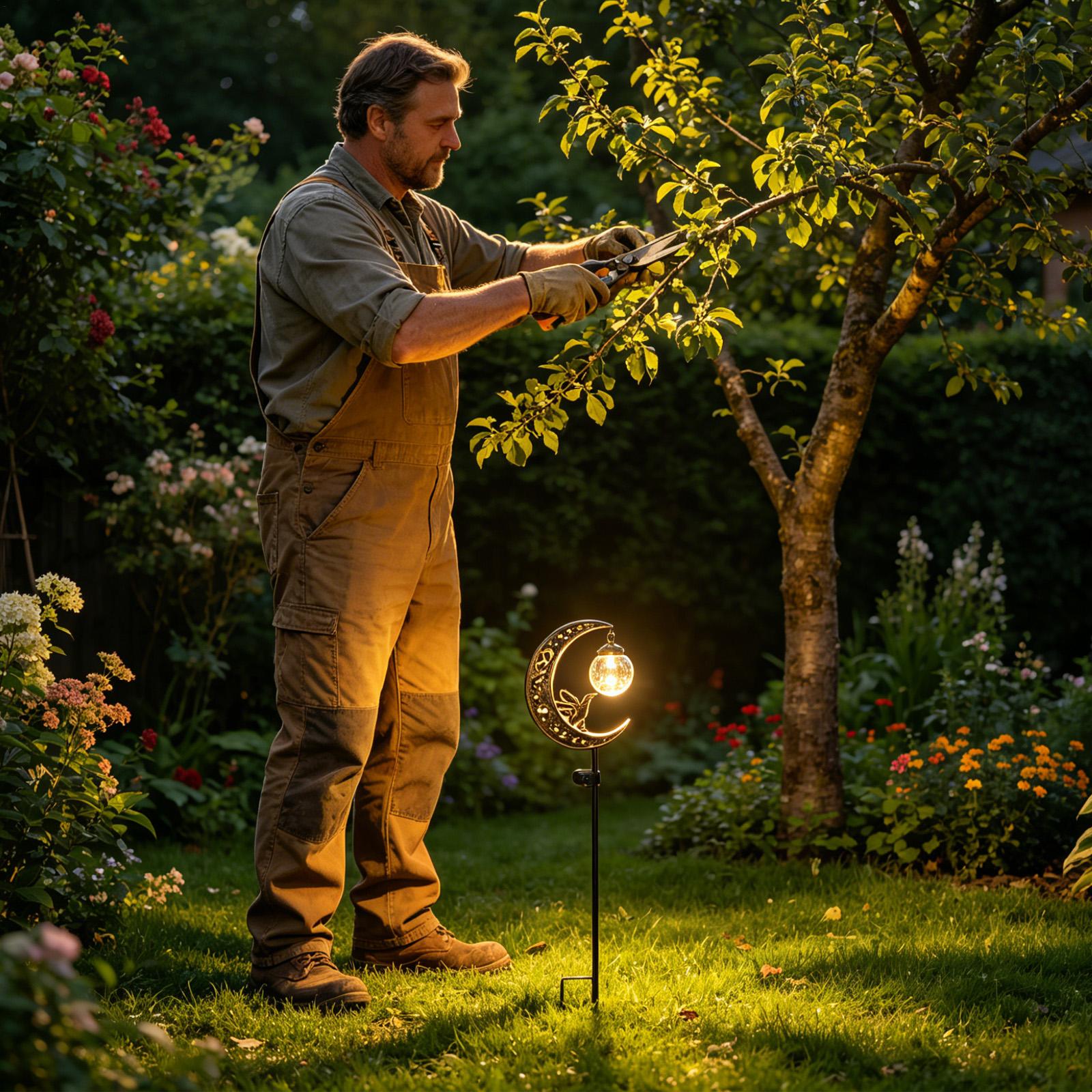 Luces solares para exteriores, - Outdoor Lighting Yard Stakes reseña y precio