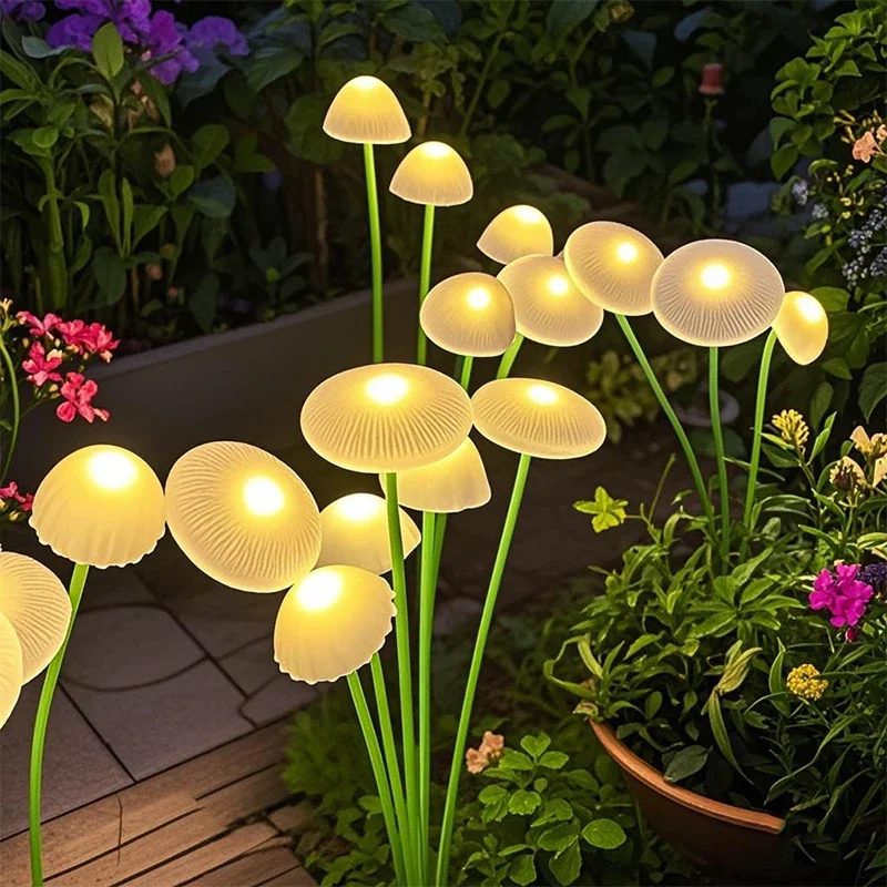 Luces solares LED con forma de - Outdoor Lighting Jellyfish reseña y precio
