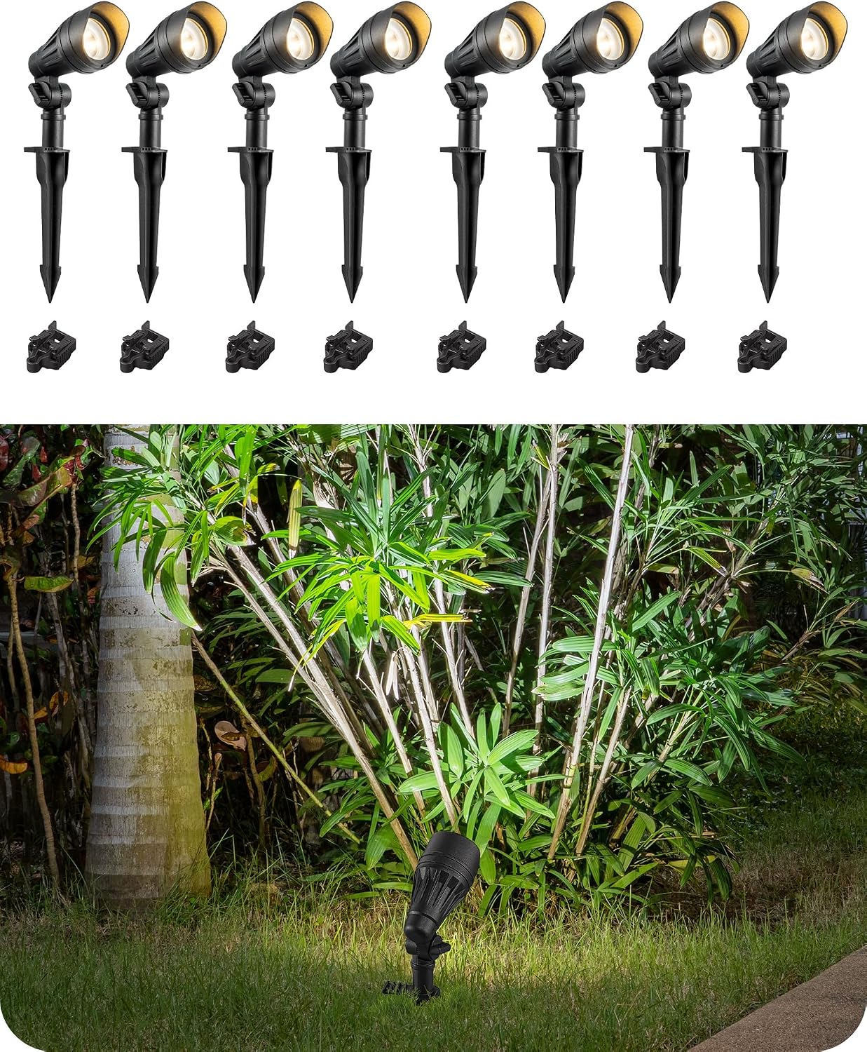 Foco de Bajo Voltaje con Carca - Outdoor Lighting Low Voltage reseña y precio