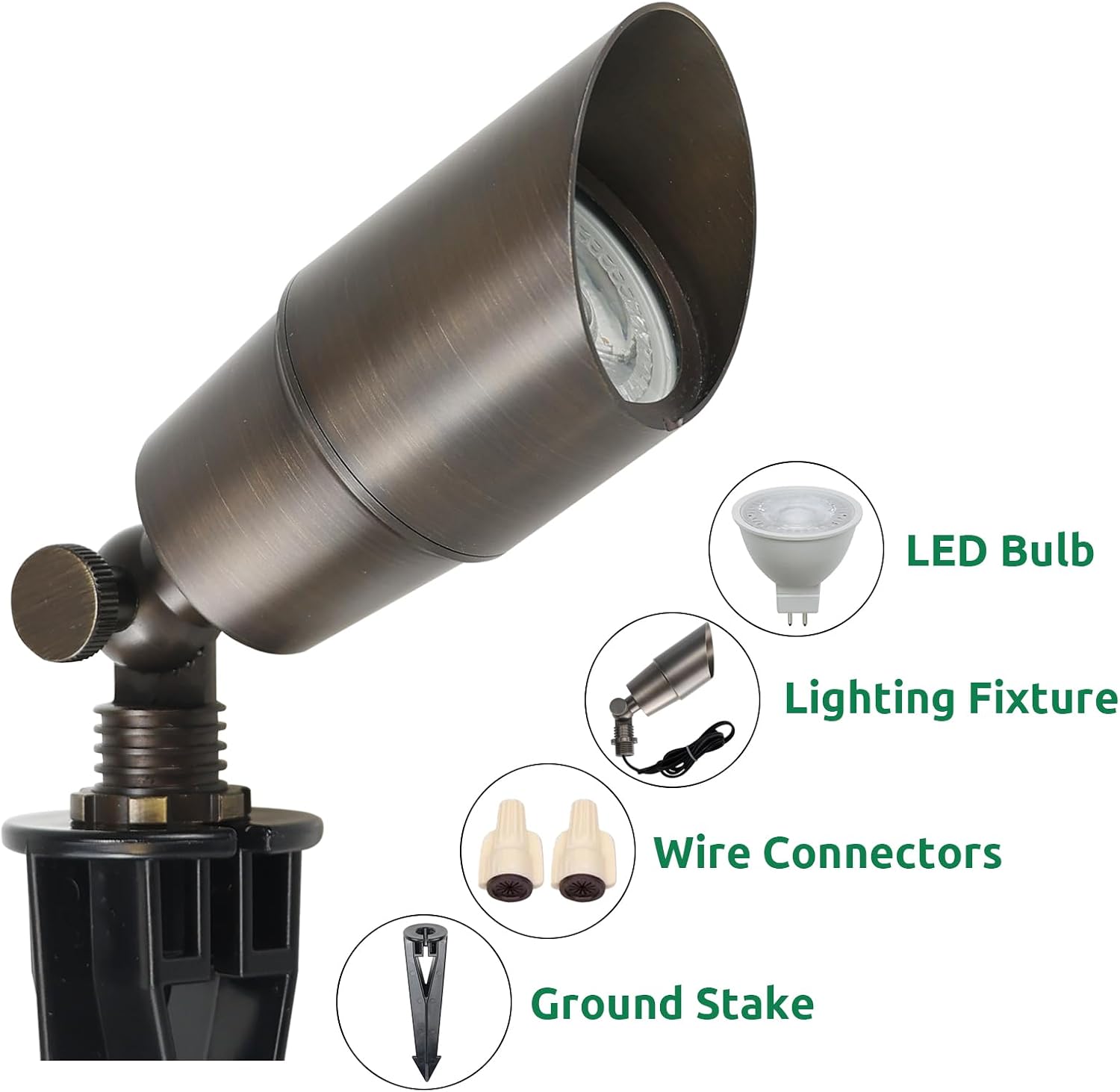 Focos LED de Latón Sólido para - Outdoor Lighting Low Voltage reseña y precio