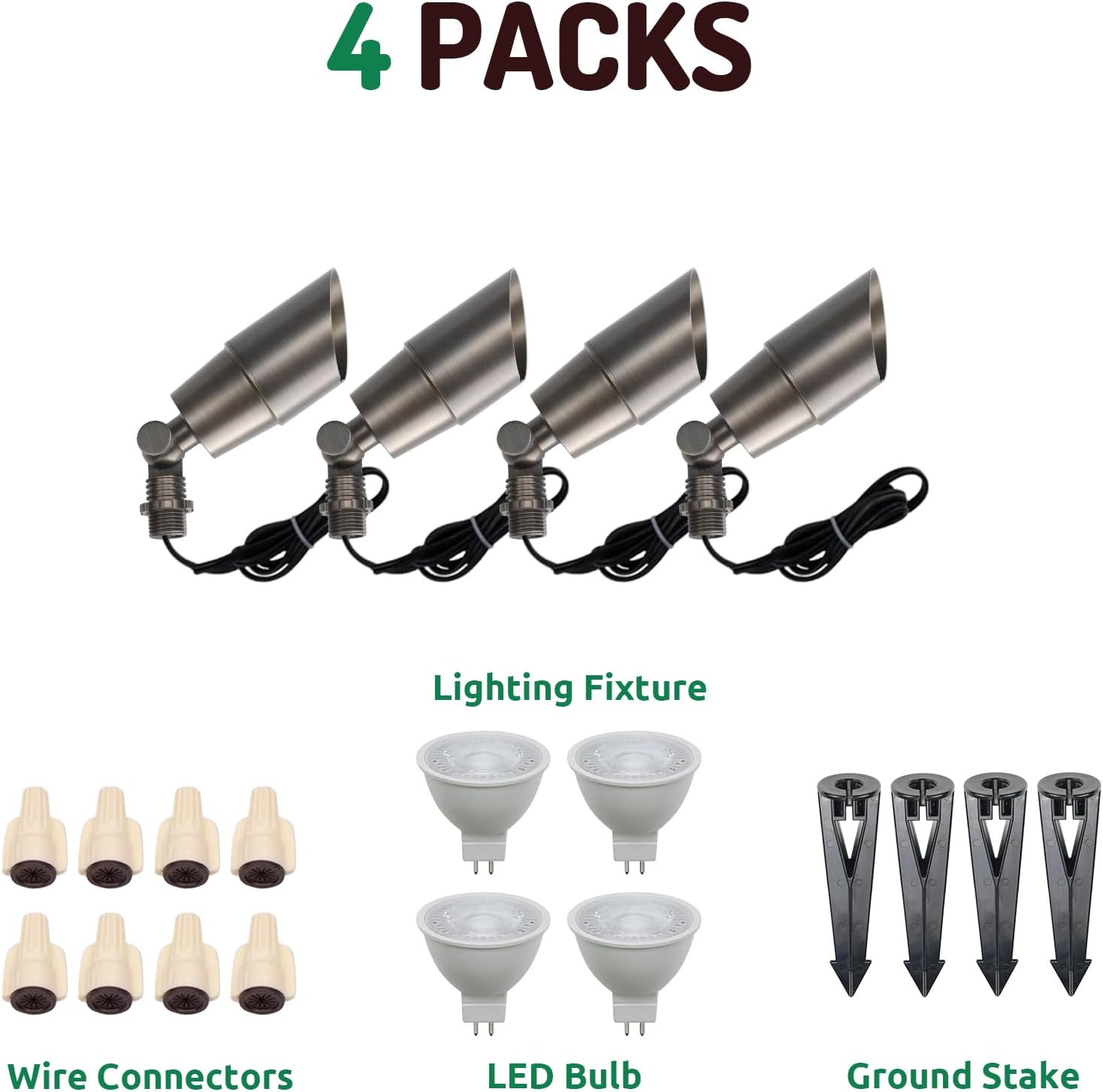 Focos LED de Latón Sólido para - Outdoor Lighting Low Voltage reseña y precio