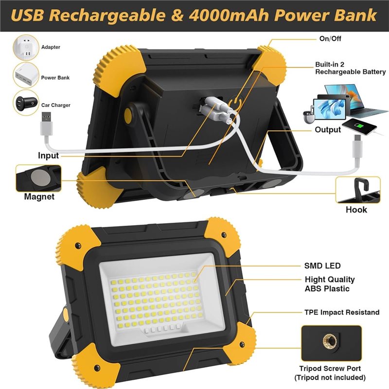 AT21-Luz de trabajo magnética  - Outdoor Lighting Jobs reseña y precio